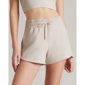 Rhone Womens Dreamglow 3" Shorts Sand Beige NWT Soft Casual Sz Large Athleisure